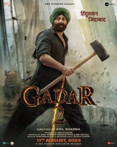 Gadar 2 Fim Poster